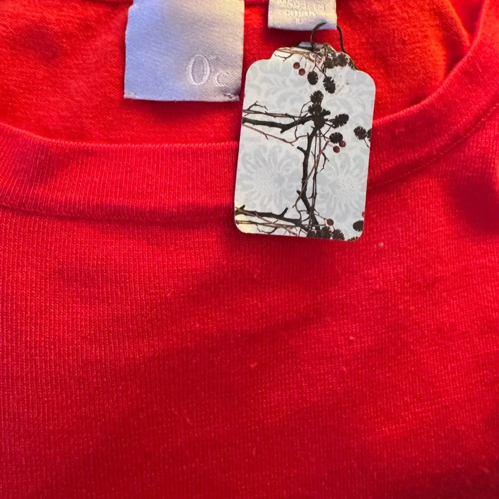 Zero Degrees Celsius Red Ruffle Sleeve Sweater - Picture 6 of 7